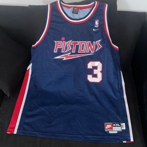 COPY - Defensive legend Ben Wallace retro Pistons Jersey